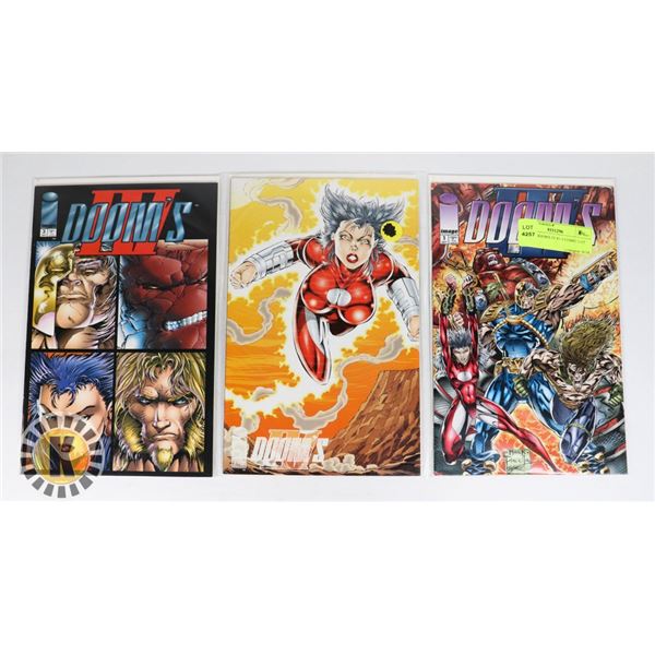 IMAGE DOOM'S IV #1-3 COMIC LOT