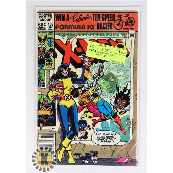 MARVEL UNCANNY X-MEN #153 COMIC, NEWSSTAND