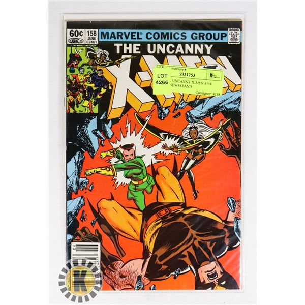 MARVEL UNCANNY X-MEN #158 COMIC, NEWSSTAND