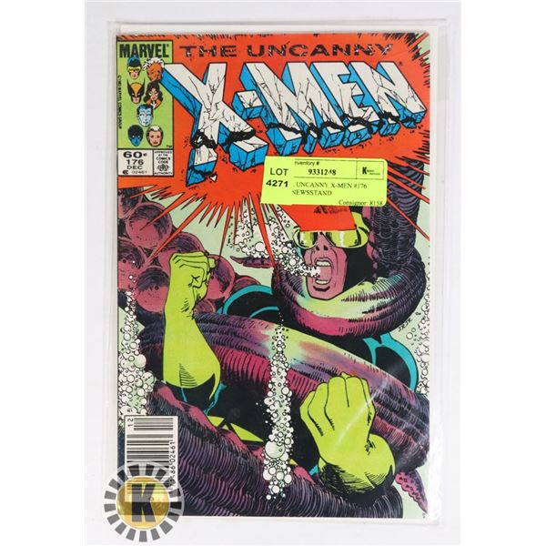 MARVEL UNCANNY X-MEN #176 COMIC, NEWSSTAND