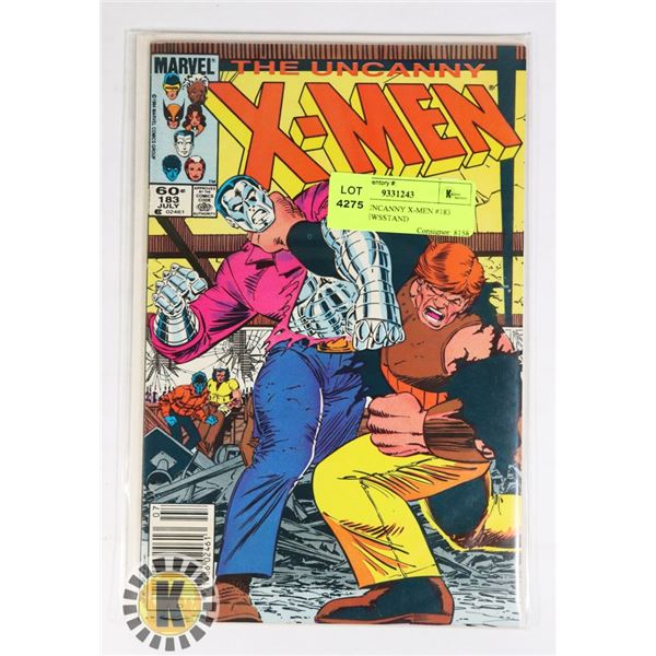 MARVEL UNCANNY X-MEN #183 COMIC, NEWSSTAND