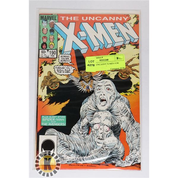 MARVEL UNCANNY X-MEN #190 COMIC