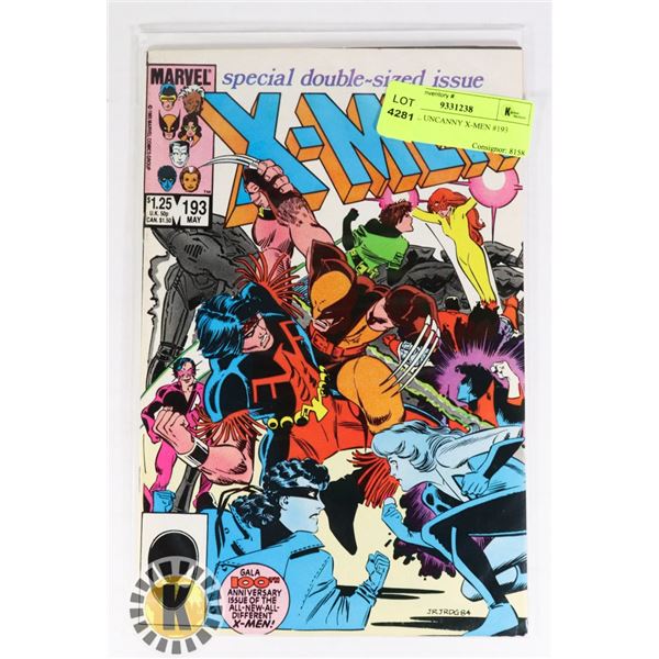 MARVEL UNCANNY X-MEN #193 COMIC