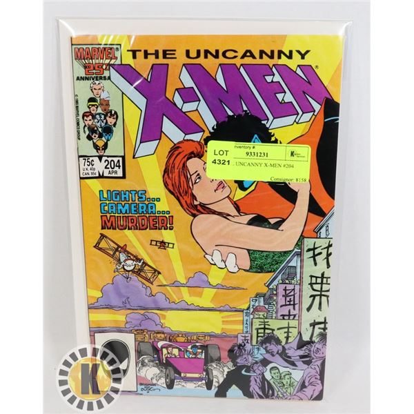 MARVEL UNCANNY X-MEN #204 COMIC
