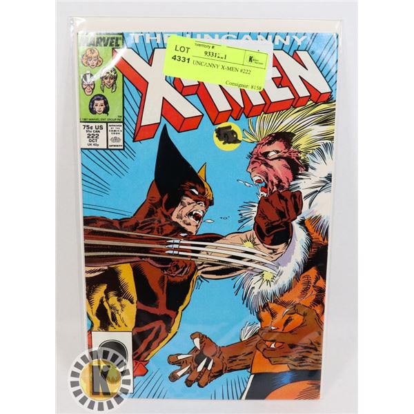 MARVEL UNCANNY X-MEN #222 COMIC