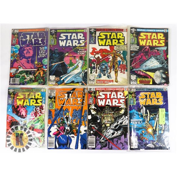 LOT OF 8 MARVEL COMICS STAR WARS