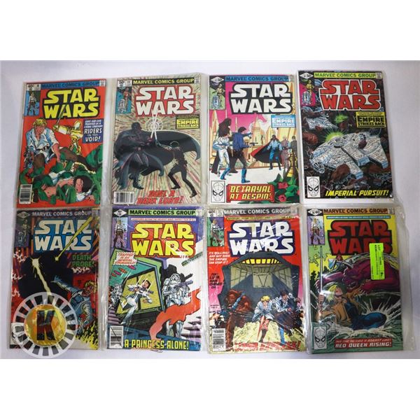 LOT OF 8 MARVEL COMICS STAR WARS