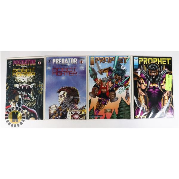 LOT OF 4 ASSORTED DARK HORSE COMICS