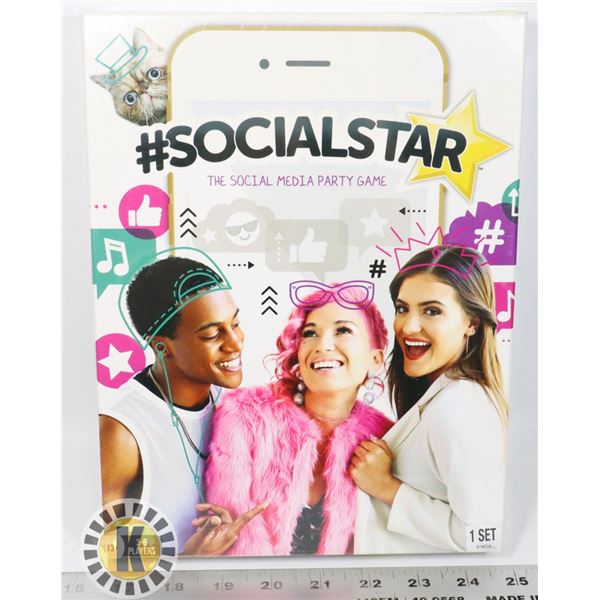 #SOCIALSTAR GAME BOARD NEW SEALED