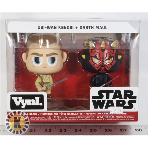 STAR WARS OBI-WAN KENOBI & DARTH MAUL VINYL