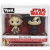 Image 1 : STAR WARS REY & KYLO REN VINYL FIGURES