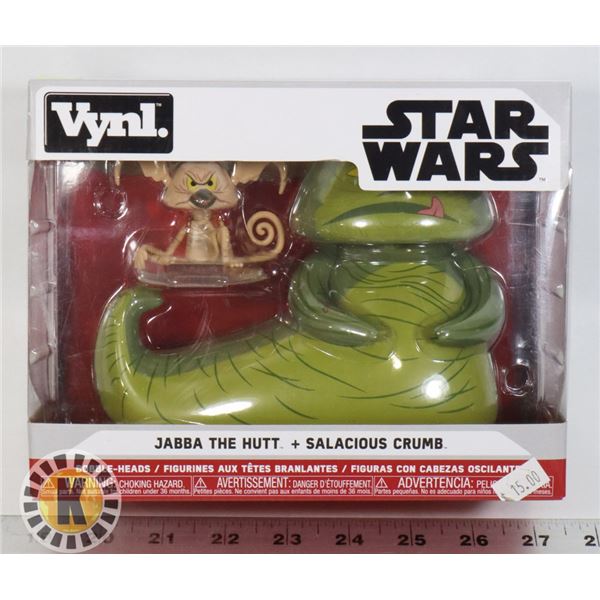 STAR WARS JABBA THE HUTT & SALACIOUS CRUMB VINYL