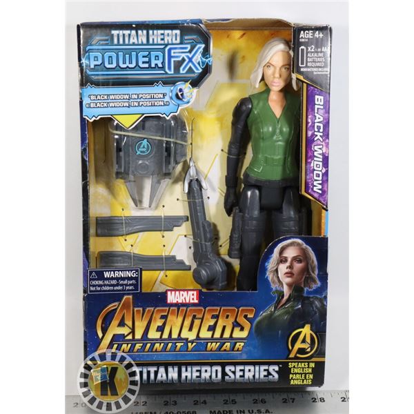 AVENGERS BLACK WIDOW TITAN HERO FIGURE
