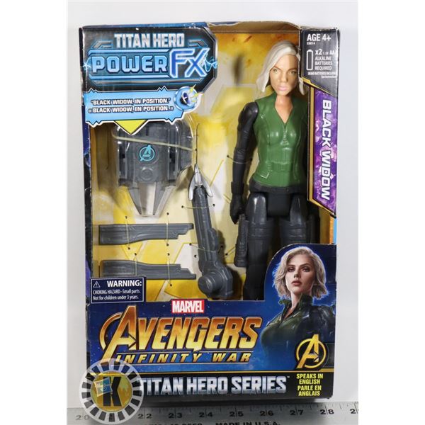 AVENGERS BLACK WIDOW TITAN HERO FIGURE