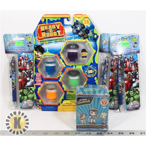 BAG OF 3 AVENGERS GEL PEN