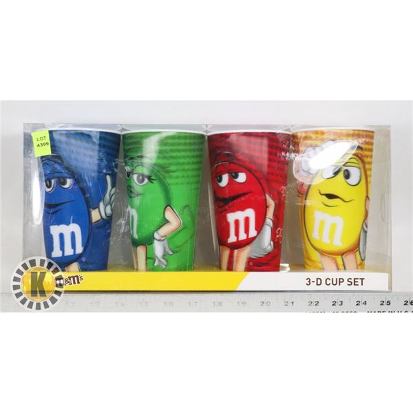 M&M'S 3-D CUP SET