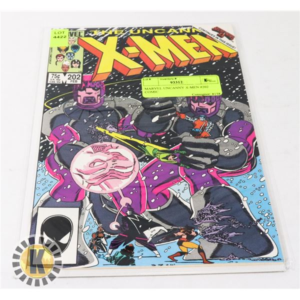 MARVEL UNCANNY X-MEN #202 COMIC