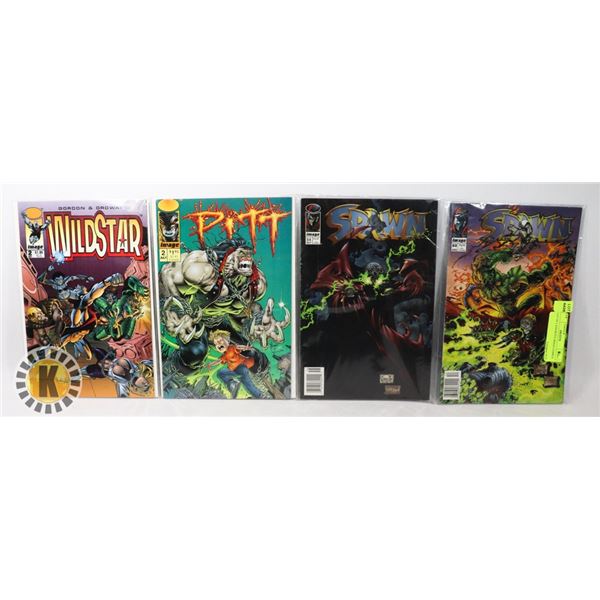 LOT OF 4 ASSORTED IMAGE COMICS