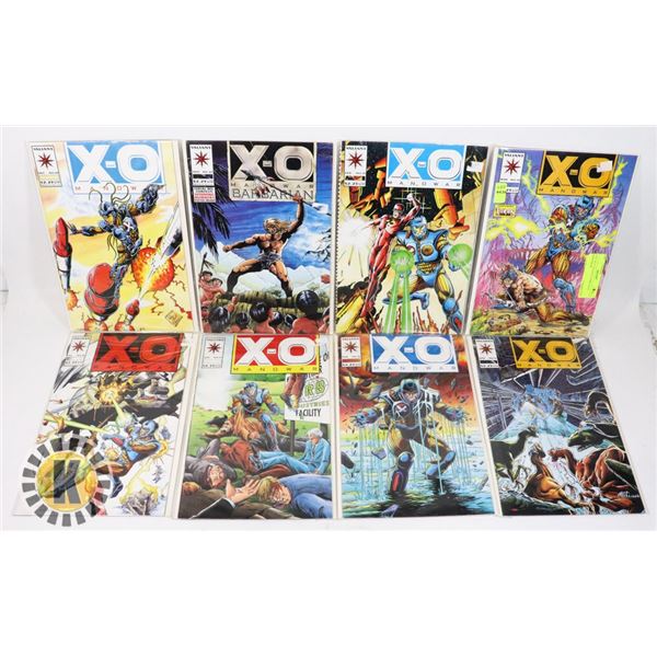 LOT OF 8 VALIANT COMICS X-O MANOWAR