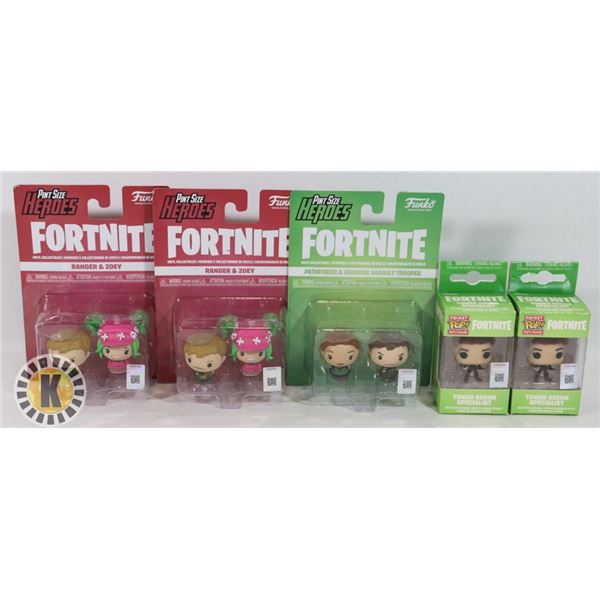 BAG OF ASSORTED FORTNITE VINYL COLLECTIBLES