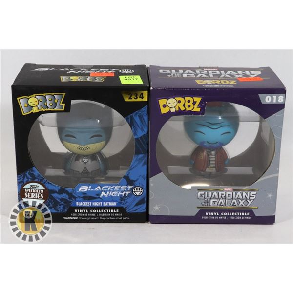 LOT OF 2 DORBZ VINYL COLLECTIBLE