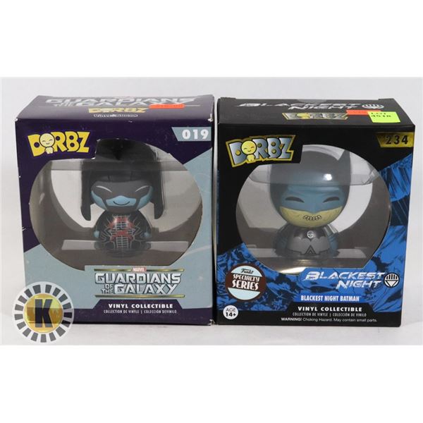 LOT OF 2 DORBZ VINYL COLLECTIBLE