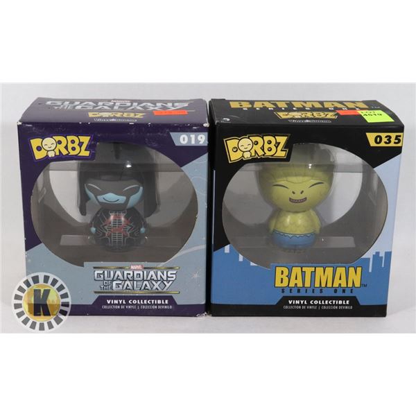 LOT OF 2 DORBZ VINYL COLLECTIBLE