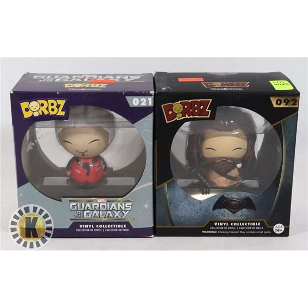 LOT OF 2 DORBZ VINYL COLLECTIBLE