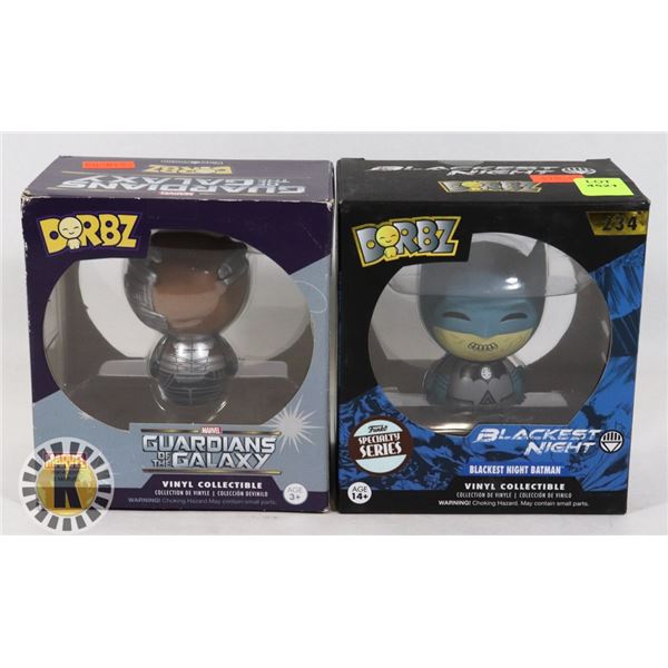 LOT OF 2 DORBZ VINYL COLLECTIBLE