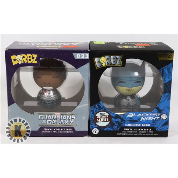 LOT OF 2 DORBZ VINYL COLLECTIBLE