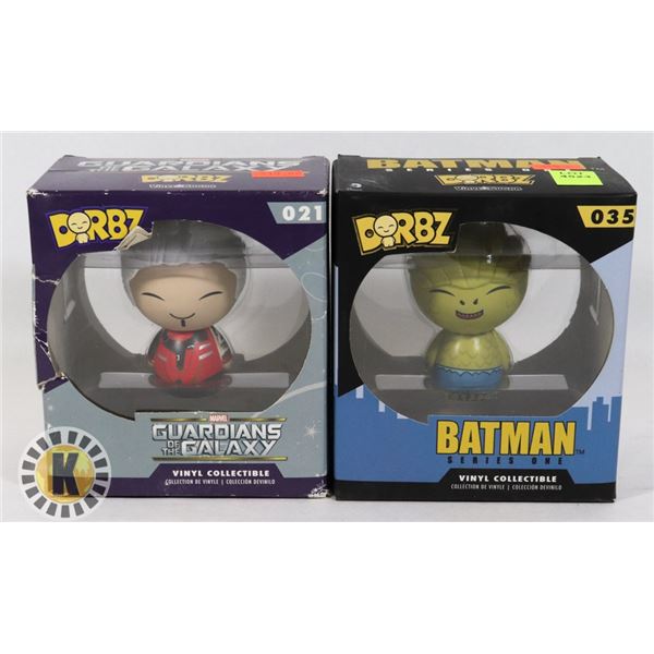 LOT OF 2 DORBZ VINYL COLLECTIBLE