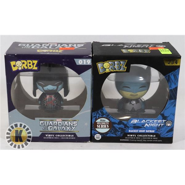 LOT OF 2 DORBZ VINYL COLLECTIBLE