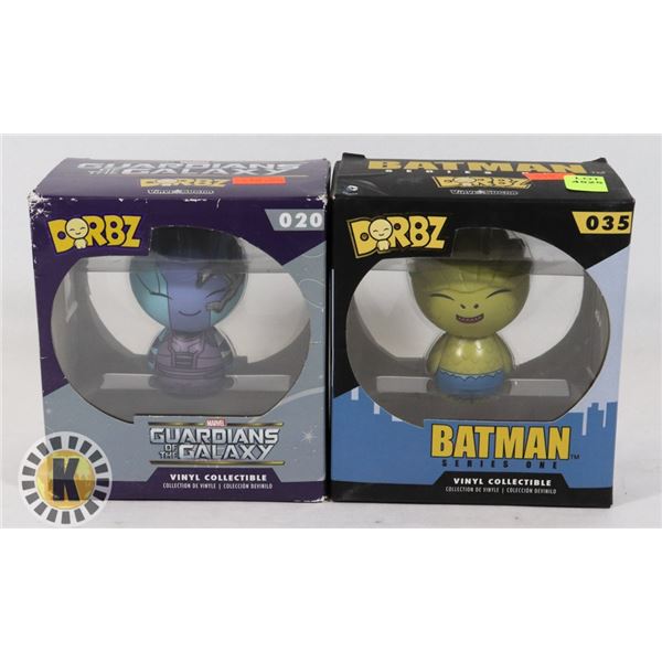 LOT OF 2 DORBZ VINYL COLLECTIBLE