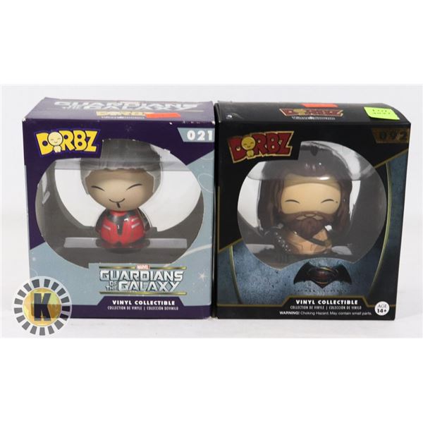 LOT OF 2 DORBZ VINYL COLLECTIBLE