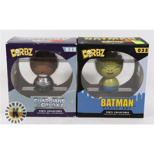 LOT OF 2 DORBZ VINYL COLLECTIBLE