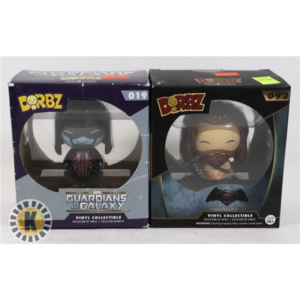 LOT OF 2 DORBZ VINYL COLLECTIBLE