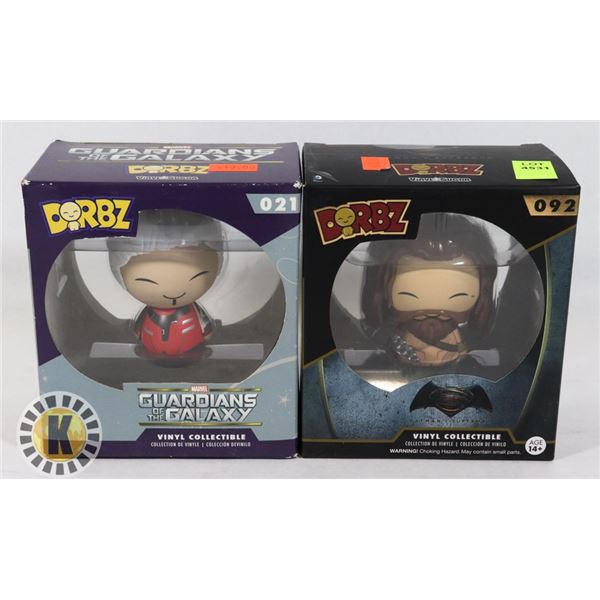LOT OF 2 DORBZ VINYL COLLECTIBLE