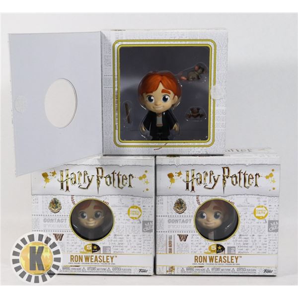 LOT OF THREE HARRY POTTER FUNKO FIGURES