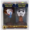 Image 1 : LOT OF 2 WACKY WOBBLER ANGRY BIRDS STAR WARS "PIG"