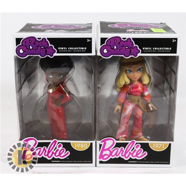 LOT OF 2 ROCK CANDY BARBIE VINYL COLLECTIBLE