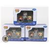 Image 1 : LOT OF 3 FUNKO POCKET POP FROZEN COLLECTIBLES