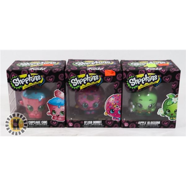 LOT OF 3 FUNKO SHOPKINS