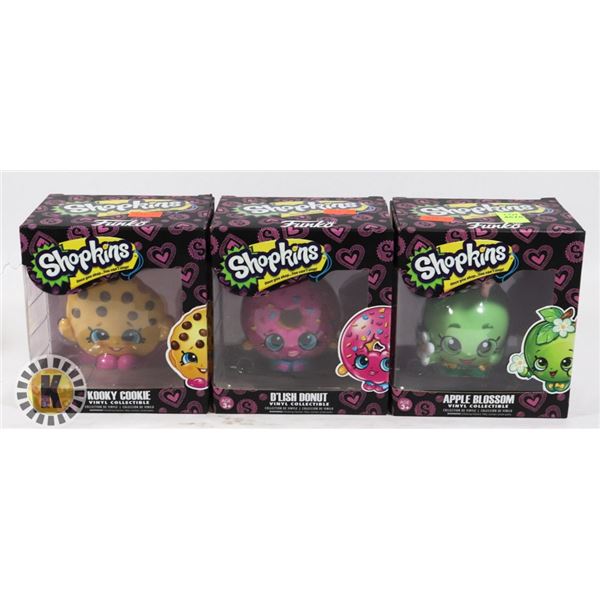 LOT OF 3 FUNKO SHOPKINS