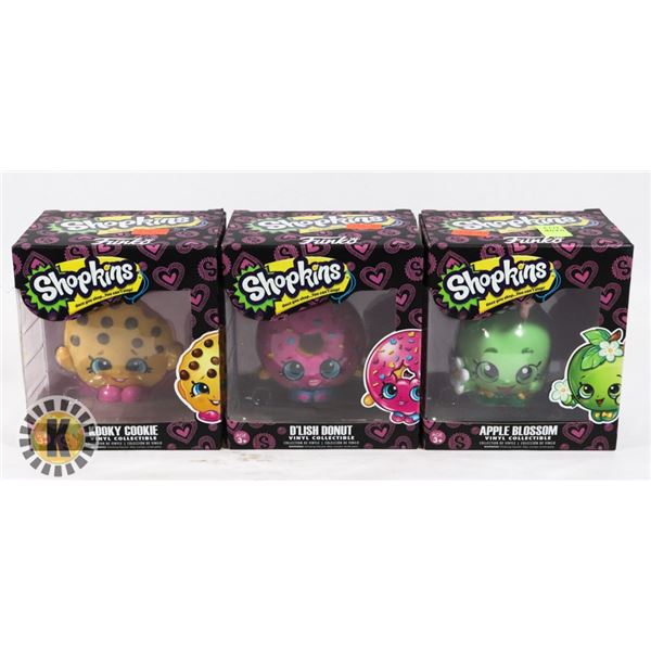 LOT OF 3 FUNKO SHOPKINS