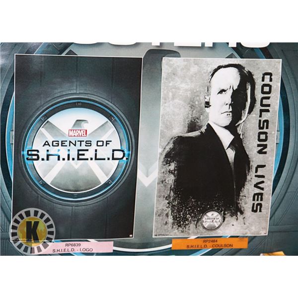 LOT OF 4 AGENTS OF SHIELD POSTERS