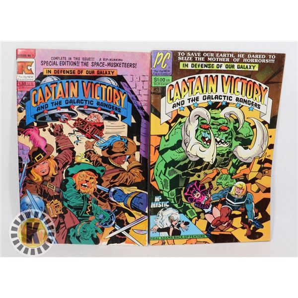 TWO ISSUES OF CAPTAIN VICTORY AND THE GALACTIC