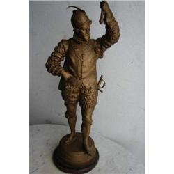 Newal Post Lamp Figure of Knight