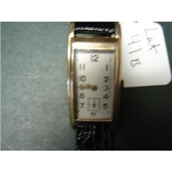 Louis Super Curvex Gold Filled Wrist Watch