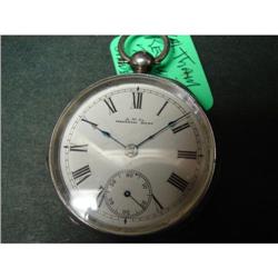 Waltham Key Wind Pocket Watch Silver Case