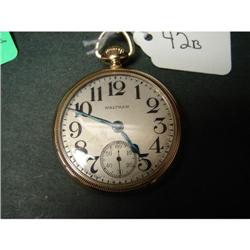 Waltham 21 Jewel Silvered Dial